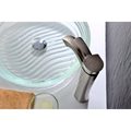 Anzzi Harmony Single-Handle Vessel Bathroom Faucet in Brushed Nickel L-AZ095BN
